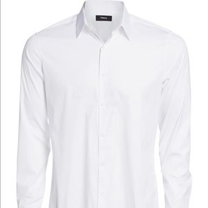 🔷  NEW Theory slim fit white dress shirt  🔷